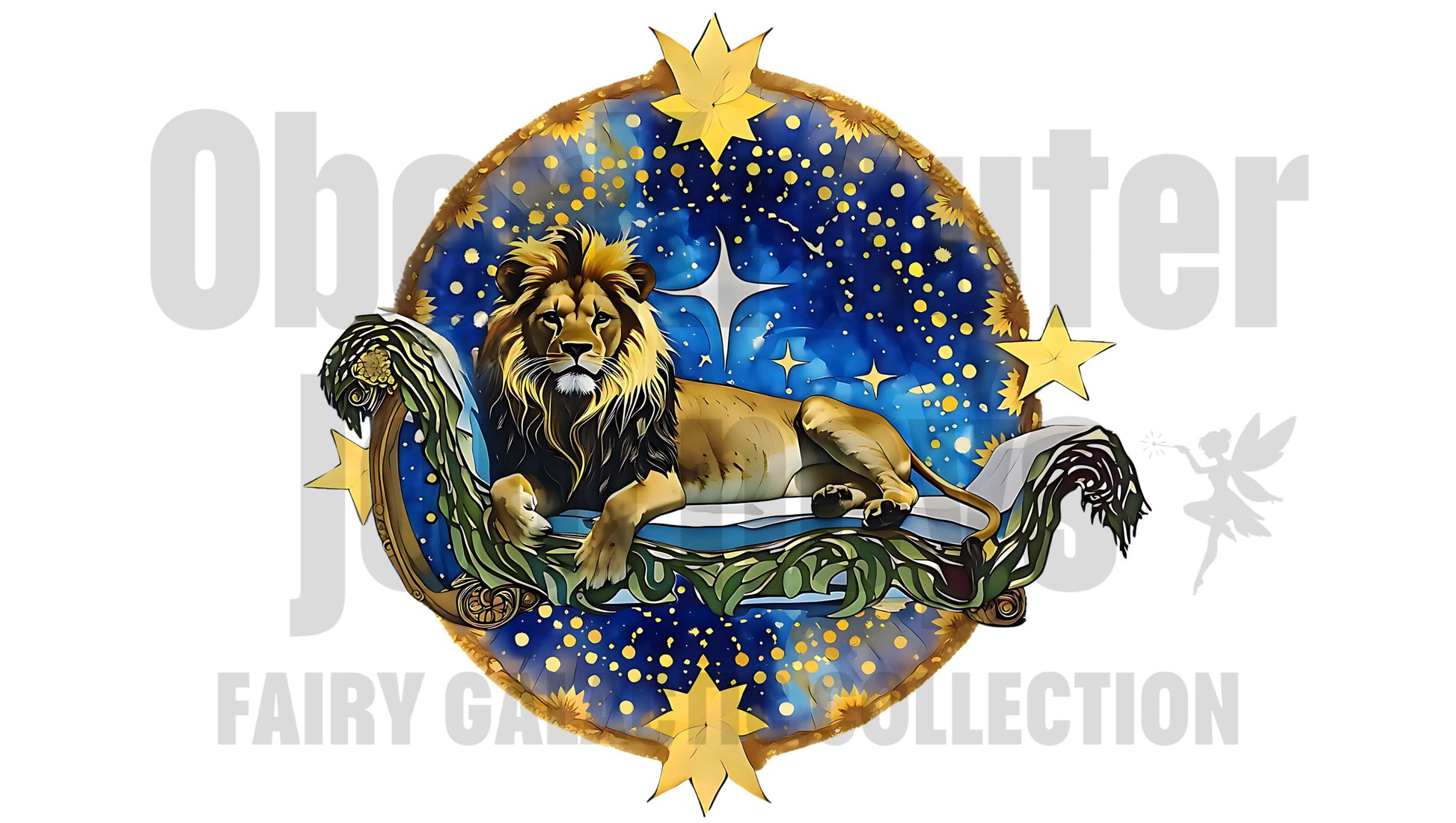 Fairy Galactic Leo Weiße Keramiktasse mit Farbe an der Innenseite 11oz/325ml