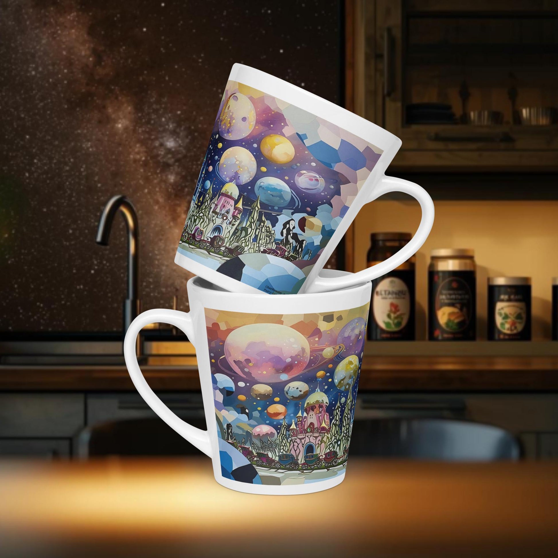 Fairy Galactic Courtyard Milchkaffee Tasse 12oz/355ml