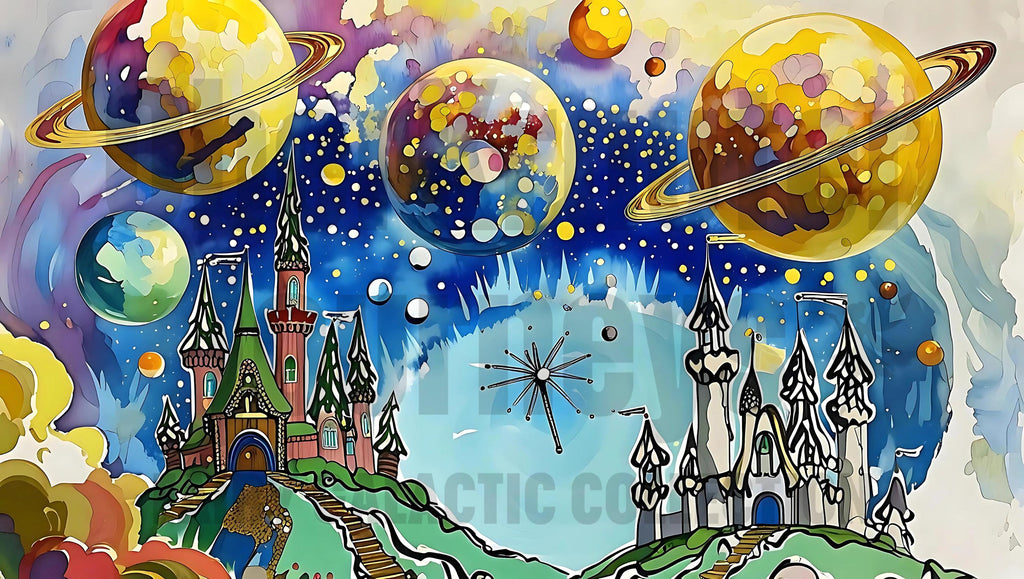 Fairy Galactic Social Planets Milchkaffee Tasse 12oz/355ml