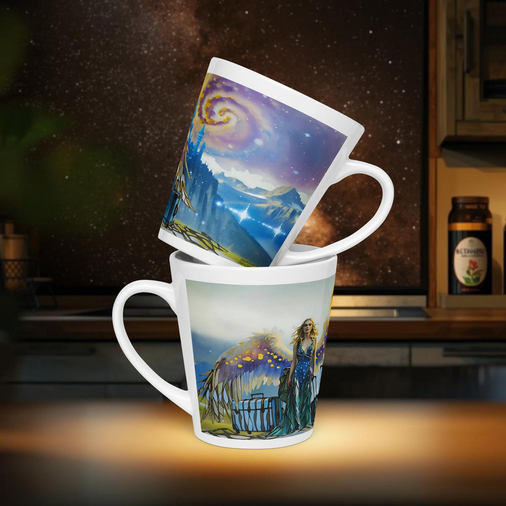 Fairy Galactic Departure Into a New Life Milchkaffee Tasse 12oz/355ml