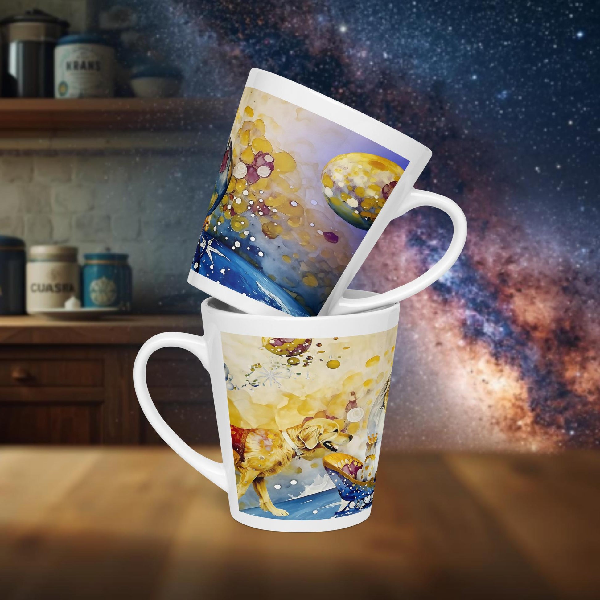 Fairy Galactic Arrival of the Cats Milchkaffee Tasse 12oz/355ml