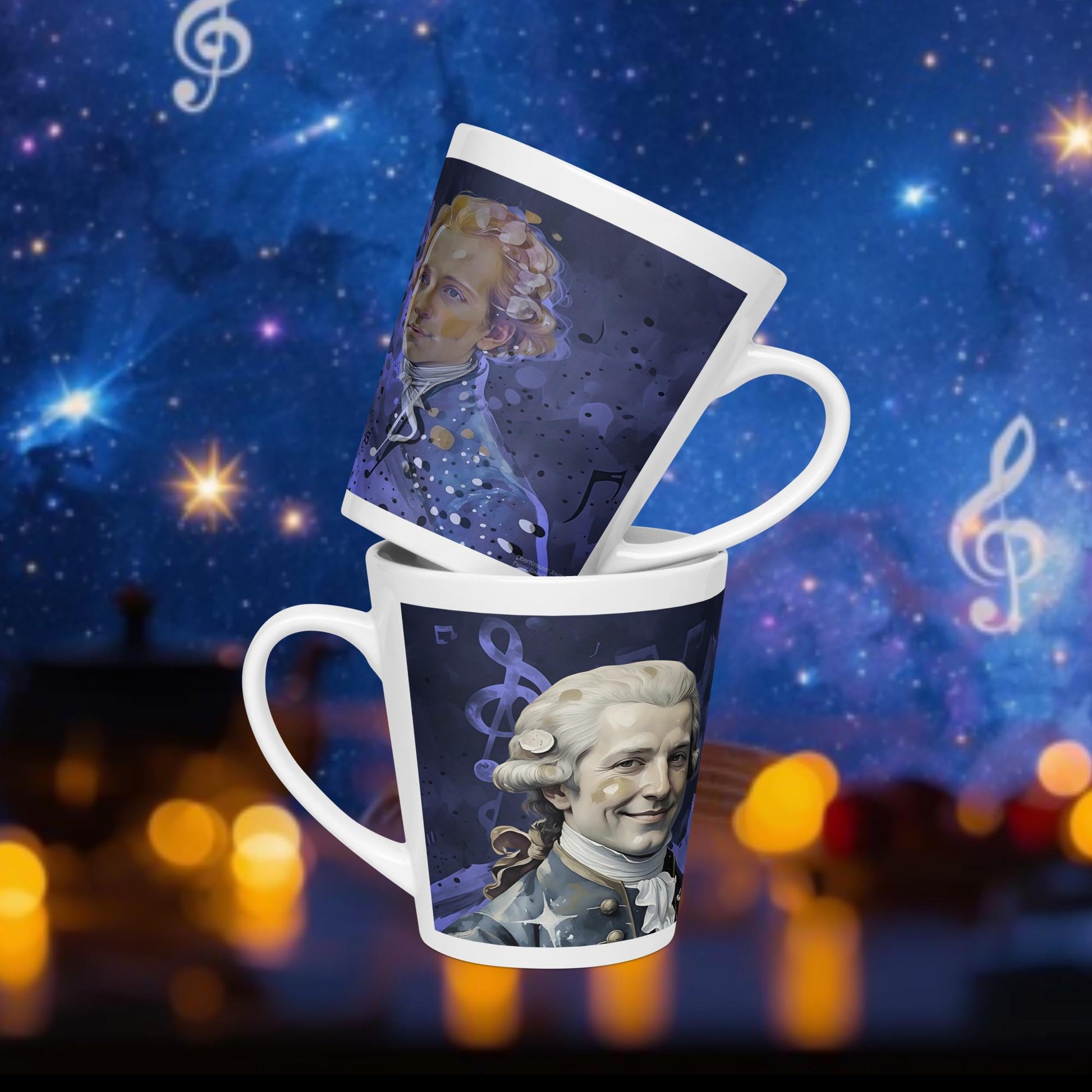 Fairy Galactic Mozart Milchkaffee Tasse 12oz/355ml