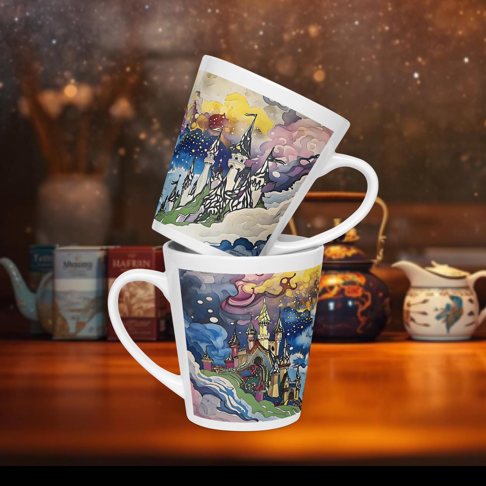 Fairy Galactic Clouds Milchkaffee Tasse 12oz/355ml