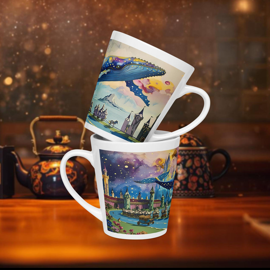 Fairy Galactic Citizen Whale Milchkaffee Tasse 12oz/355ml