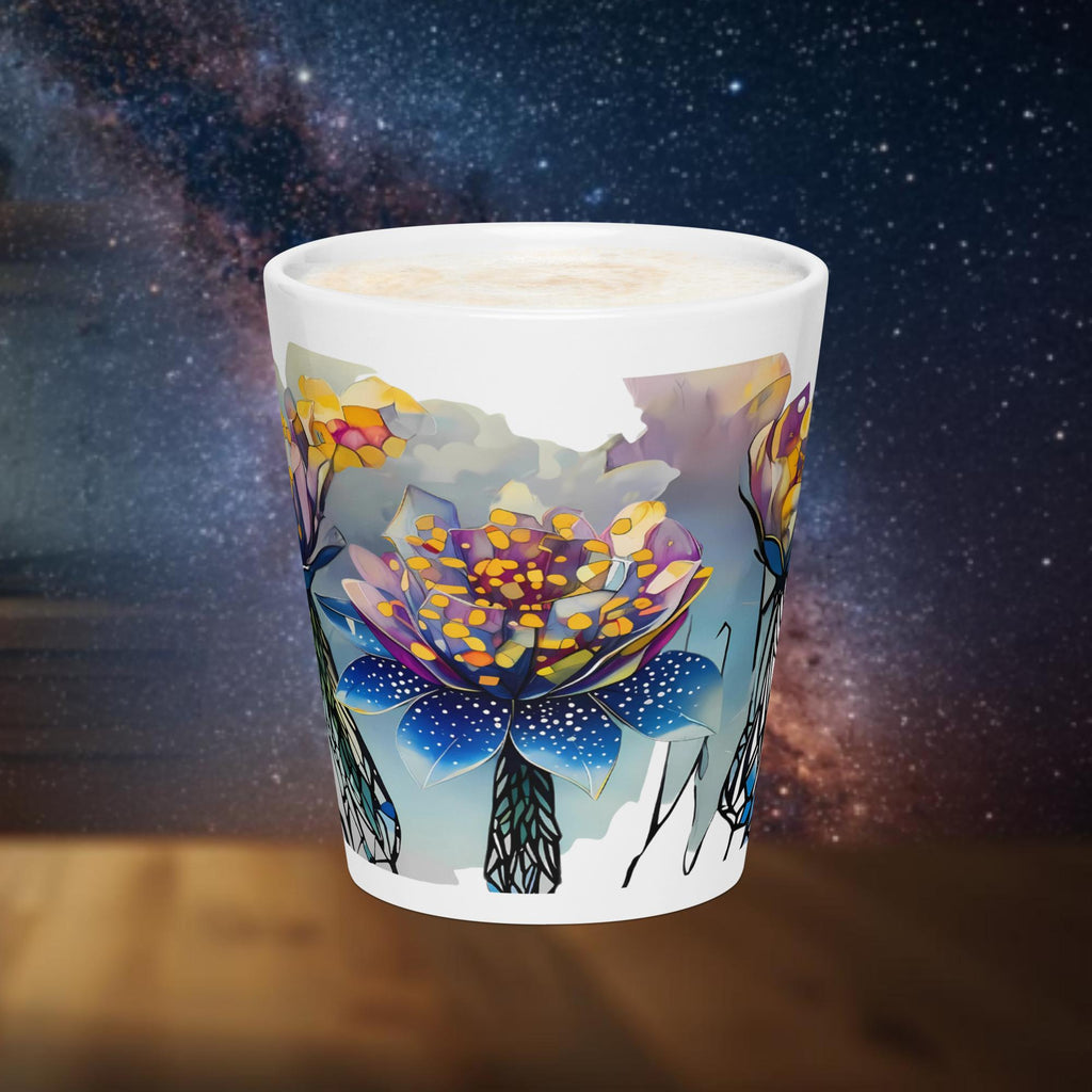 Fairy Galactic edgy Florals Milchkaffee Tasse 12oz/355ml