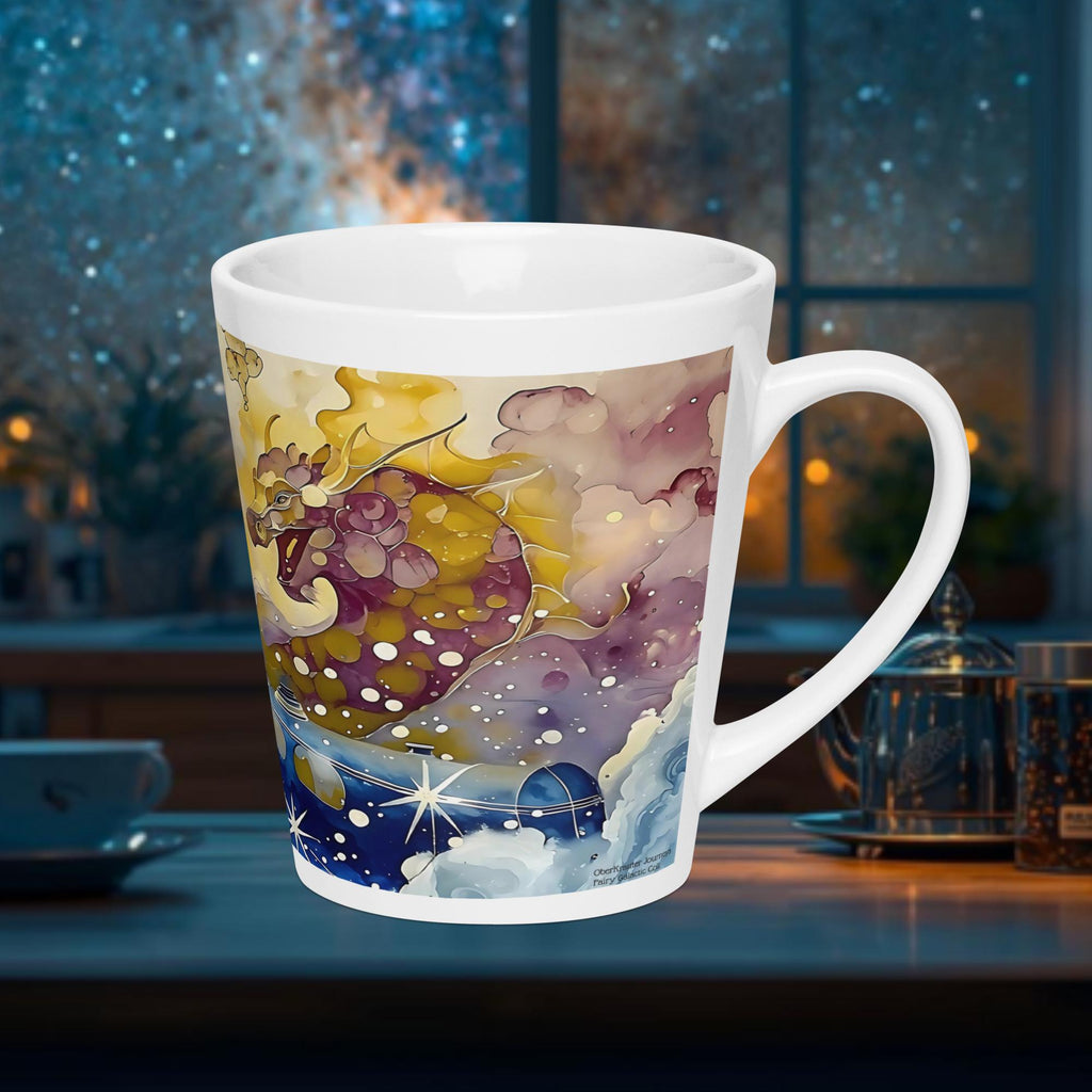 Fairy Galactic Dragon Milchkaffee Tasse 12oz/355ml